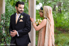 First Look Photography indian wedding first look,indian wedding groom,indian wedding bride
