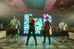 Indian wedding reception party