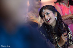 Beautiful bride at wedding reception