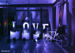 Beautiful wedding reception decor indian wedding reception floral and decor,lightning