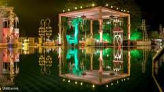 Dazzling poolside indian wedding celebration indian wedding decor,indian wedding planning and design,wedding floral and decor