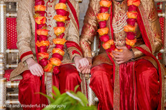 Heartwarming gay hindu wedding ceremony moment. Heartwarming gay hindu wedding ceremony moment.