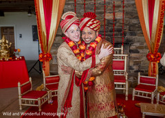 Indian newly wedded gay couple. Indian newly wedded gay couple.