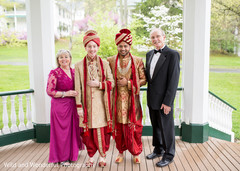 Indian gay wedding family portrait. Indian gay wedding family portrait.