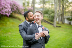 Heart touching Indian same sex wedding photo. Heart touching Indian same sex wedding photo.