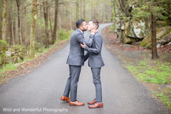 Same sex forest themed Indian wedding photo. lgbt,outdoor wedding photography,indian reception fashion ideas,indian wedding