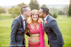 Fun Indian gay couple's picture in a field. Fun Indian gay couple's picture in a field.
