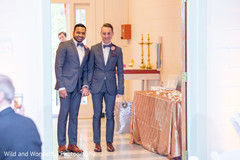 Showstopping same sex Indian couple party entrance. Showstopping same sex Indian couple party entrance.