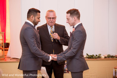 Lovely Indian same sex couple's blessing. Lovely Indian same sex couple's blessing.