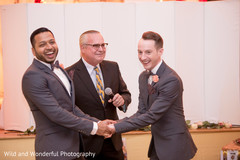 Fun Indian same sex fusion couple blessing. Fun Indian same sex fusion couple blessing.