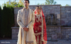 Lovely bride and groom's portrait Lovely bride and groom's portrait
