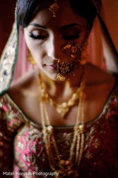 Indian bride ready for wedding ceremony Indian bride ready for wedding ceremony