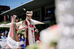 Indian bride and groom at wedding ceremony indian wedding ceremony,outdoor wedding ceremony,indian wedding