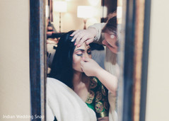 Dazzling Indian bride getting ready Dazzling Indian bride getting ready