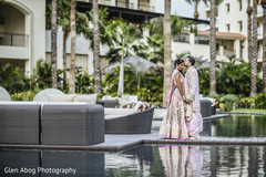 Indian bride and groom's lovely portrait Indian bride and groom's lovely portrait