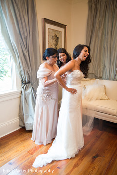 Beautiful indian bride getting ready for wedding ceremony Beautiful indian bride getting ready for wedding ceremony