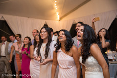 Indian bride enjoying wedding reception party indian wedding reception,indian bridesmaids’ fashion,indian bride reception fashion