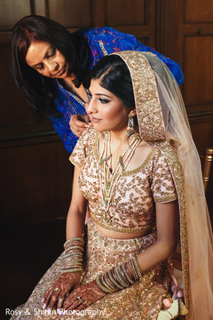 Maharani getting ready for the wedding ceremony Maharani getting ready for the wedding ceremony