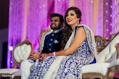 Fairytale Indian lovebirds. indian wedding reception,indian bride,indian groom,indian reception fashion