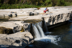 Impressive waterfall theme engagement photo session. indian wedding engagement,indian bride and groom
