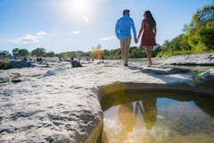 Outdoor Indian engagement photo session. indian wedding engagement,indian bride and groom