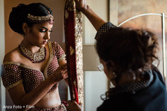 Maharani getting ready capture. indian bride accessories,bride jewelry set,indian bridal jewelry,shoes