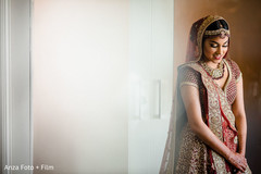 Astonishingly beautiful indian bride. indian bride,indian bridal fashion,getting ready,lengha