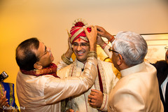 Indian groom getting ready. Indian groom getting ready.