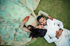 Sweet indian couple portrait bridal jewelry,indian groom outfit,indian bride fashion