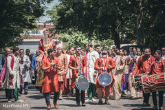 Indian wedding colorful baraat Indian wedding colorful baraat