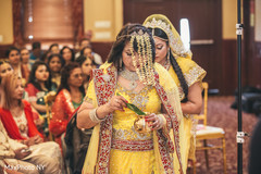 Lovely indian bride at wedding ceremony Lovely indian bride at wedding ceremony