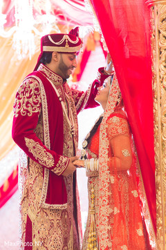 indian couple sweet shot indian bride lengha,indian groom outfit,indian groom turban