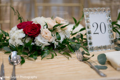 Indian wedding reception table decor Indian wedding reception table decor