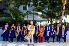 Indian groomsmen and groom in fabulous outfits. Indian groomsmen and groom in fabulous outfits.