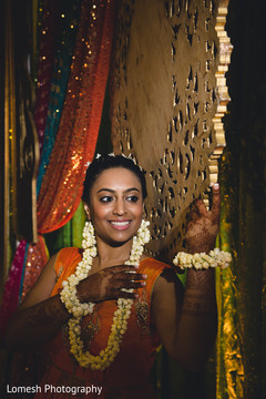 Lovely indian bride ready for haldi ceremony Lovely indian bride ready for haldi ceremony