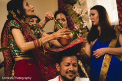 Indian groom at haldi ceremony Indian groom at haldi ceremony
