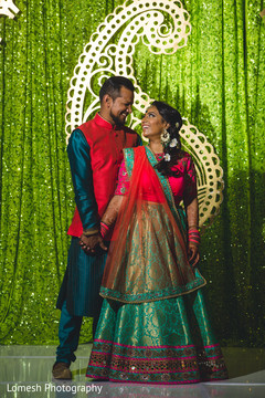 Sweet indian couple indian groom fashion,indian bride fashion,sangeet,pre- wedding celebrations