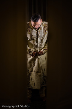 Indian groom getting ready for his big day. Indian groom getting ready for his big day.