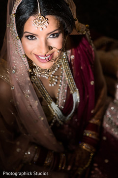 Dazzling indian bride portrait. Dazzling indian bride portrait.