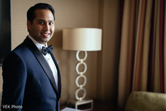 Indian groom ready for wedding reception Indian groom ready for wedding reception