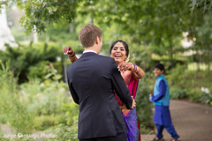 Couple First Look Portrait Couple First Look Portrait