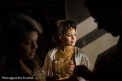 Indian bride almost ready for her big day. Indian bride almost ready for her big day.