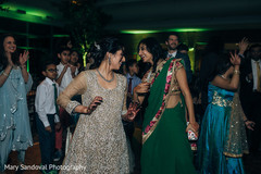 Indian bride dancing the night away dj and entertainment,lightning,indian wedding reception,indian bride fashion