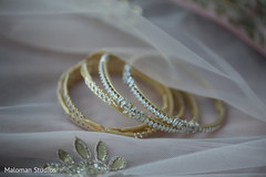 Delicate indian bridal bangles. Delicate indian bridal bangles.