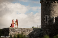 Indian bride and groom's outdoor photo shoot indian bride fashion,indian groom fashion,outdoor photography