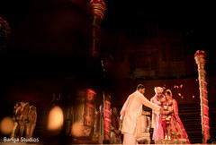 Indian bride and groom at wedding ceremony indian wedding ceremony,indian groom fashion,indian bride fashion