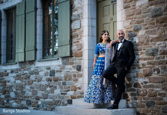 Indian bride and groom posing for photo shoot indian bride and groom,indian bride lengha,indian groom suit