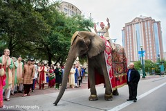 Incredible indian groom's baraat procession on elephant Incredible indian groom's baraat procession on elephant