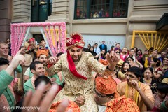 Indian groom's baraat procession Indian groom's baraat procession