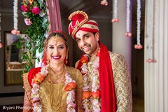 Indian bride and groom portrait Indian bride and groom portrait